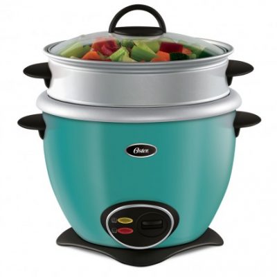 Olla arrocera OSTER k1w4731 1.8 libras verde pálido